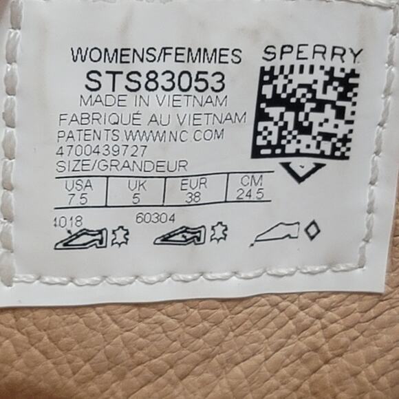 Sperry Top Sider Seaport Metallic Gold Leather Anchor Thong Sandals Womens 7.5 - Picture 8 of 8